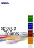 Spice Up brochure design